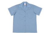 Shortsleeve Gladneck Blouse - Blue