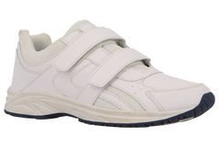 Hush Puppies Deuce Velcro Takkies - White