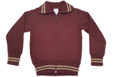 Woolen Tracksuit Set - Maroon/Beige (PDR)
