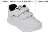 Tuffbeat Velcro Takkies - White