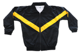 Taslon Tracksuit Set Plain - Black/Gold