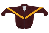 Taslon Tracksuit Set Plain - Maroon/Gold