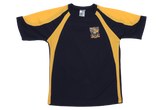 T-Shirt Printed - Orient - Navy/Yellow Grade RR/R