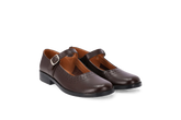 Toughees Pearl Barover School Shoes - Brown