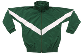 Taslon Tracksuit Set Plain - Bottle/White
