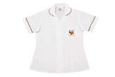Shortsleeve Roundneck Blouse Emb - George Campbell
