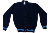 Stripe Plain Cardigan - Emb