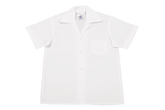 Shortsleeve Gladneck Blouse - White (No top button)