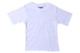 T-Shirt Plain - White Short Sleeve