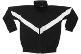 Taslon Tracksuit Set Plain - Black/White