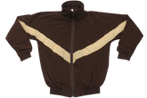Taslon Tracksuit Set Plain - Brown/Beige