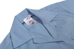 Shortsleeve Gladneck Blouse - Blue