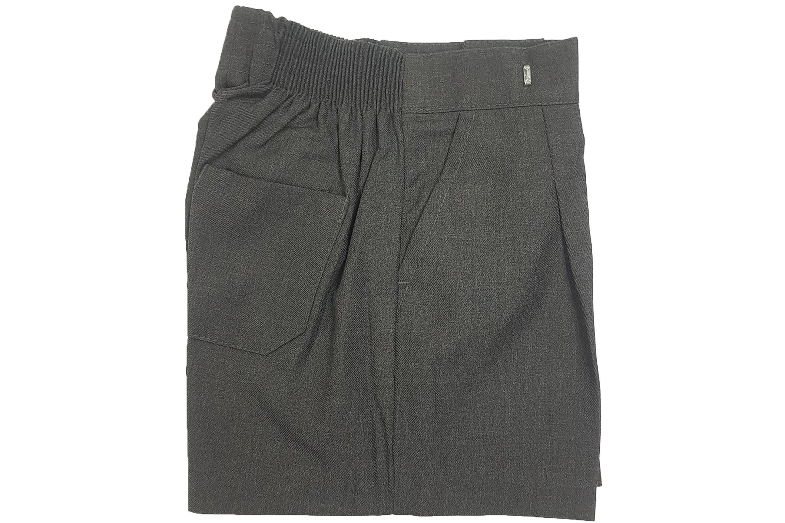 Serge School Shorts - Grey