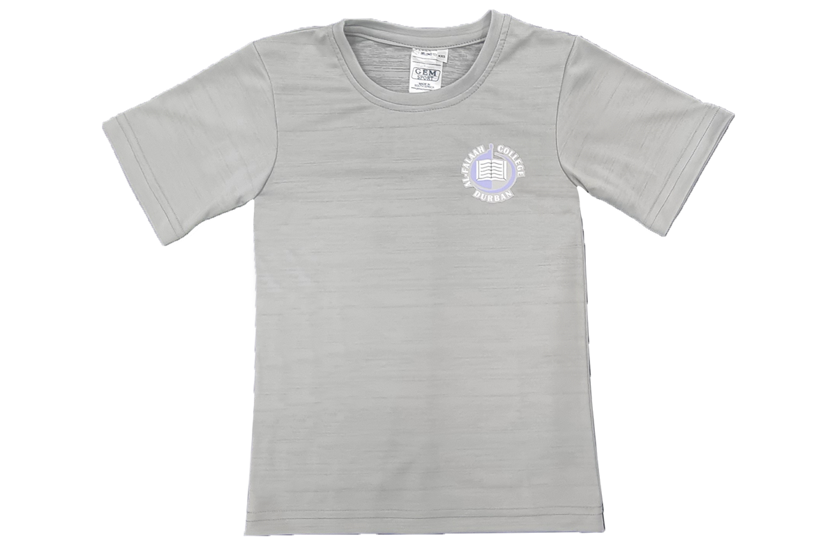 T-Shirt  - Al-Falaah Sports - Grey (GR 1 to 12) Girls