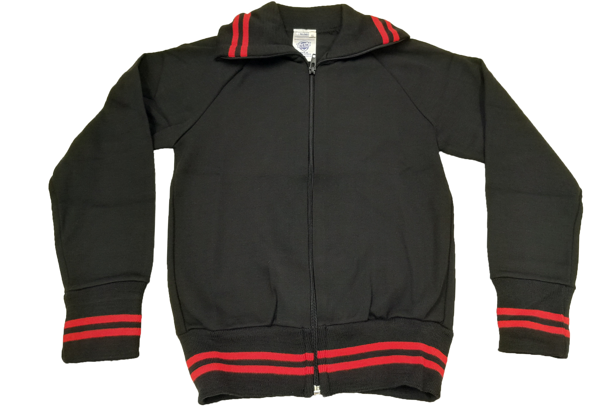 Woolen Tracksuit Set - Black/Red (PDR)