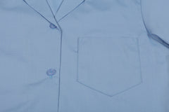 Shortsleeve Gladneck Blouse - Blue