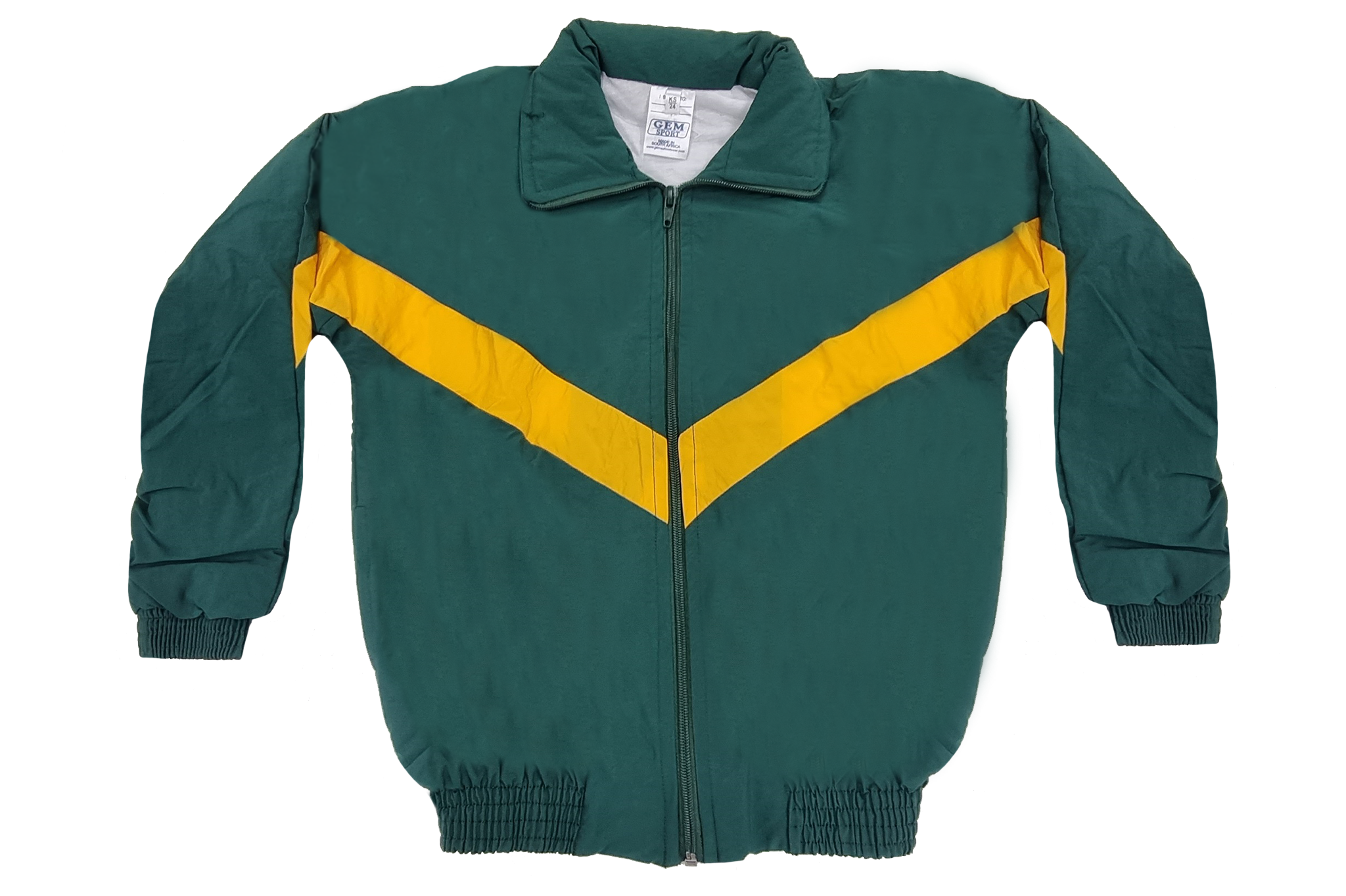 Taslon Tracksuit Set Plain - Bottle/Gold