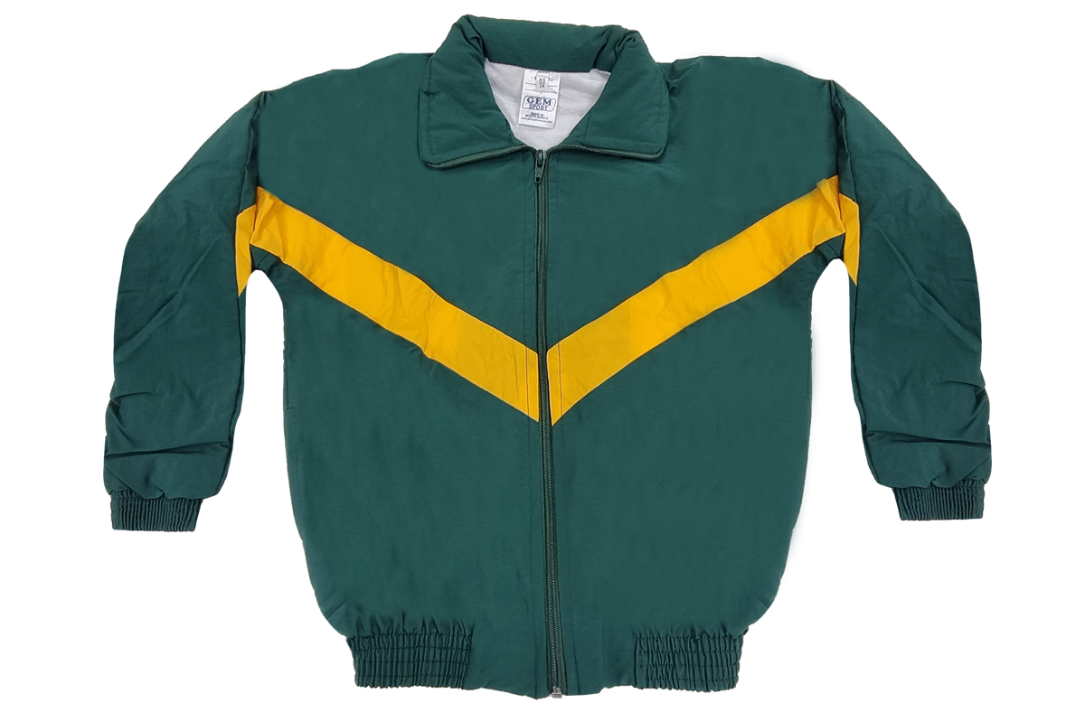 Taslon Tracksuit Set Plain - Bottle/Gold