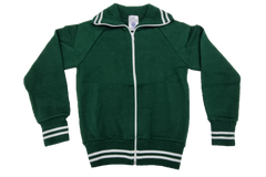 Woolen Tracksuit Set - Bottle Green/White (PDR)