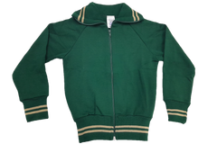 Woolen Tracksuit Set - Bottle Green/Beige (PDR)