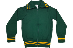 Woolen Tracksuit Set - Bottle Green/Gold (PDR)