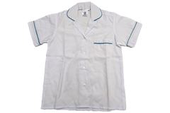 Short-Sleeve Roundneck Blouse - Kingsburgh