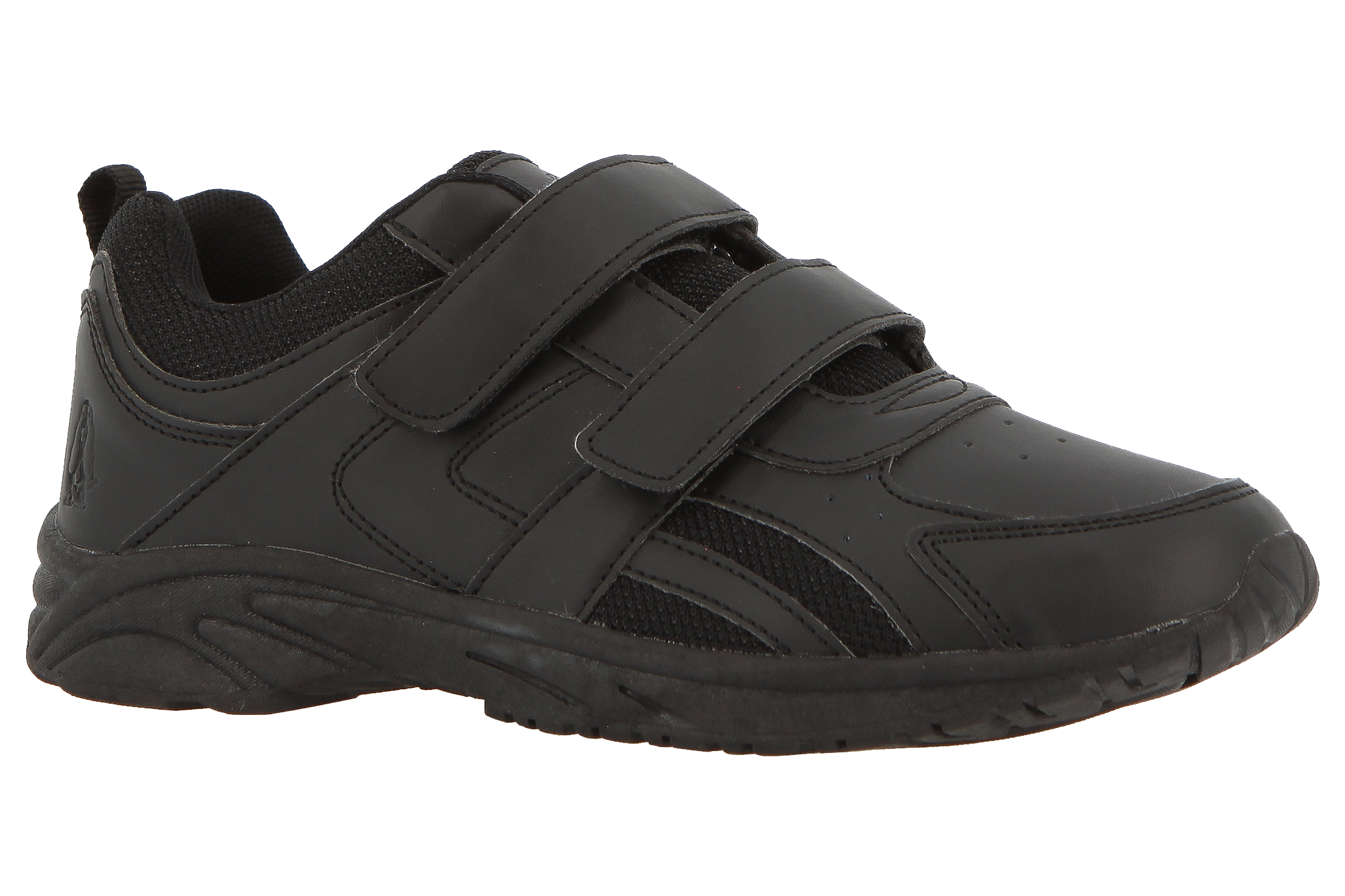 Hush Puppies Deuce Velcro Takkies - Black