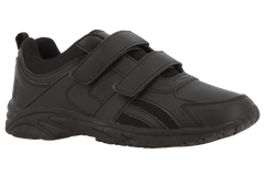 Hush Puppies Deuce Velcro Takkies - Black