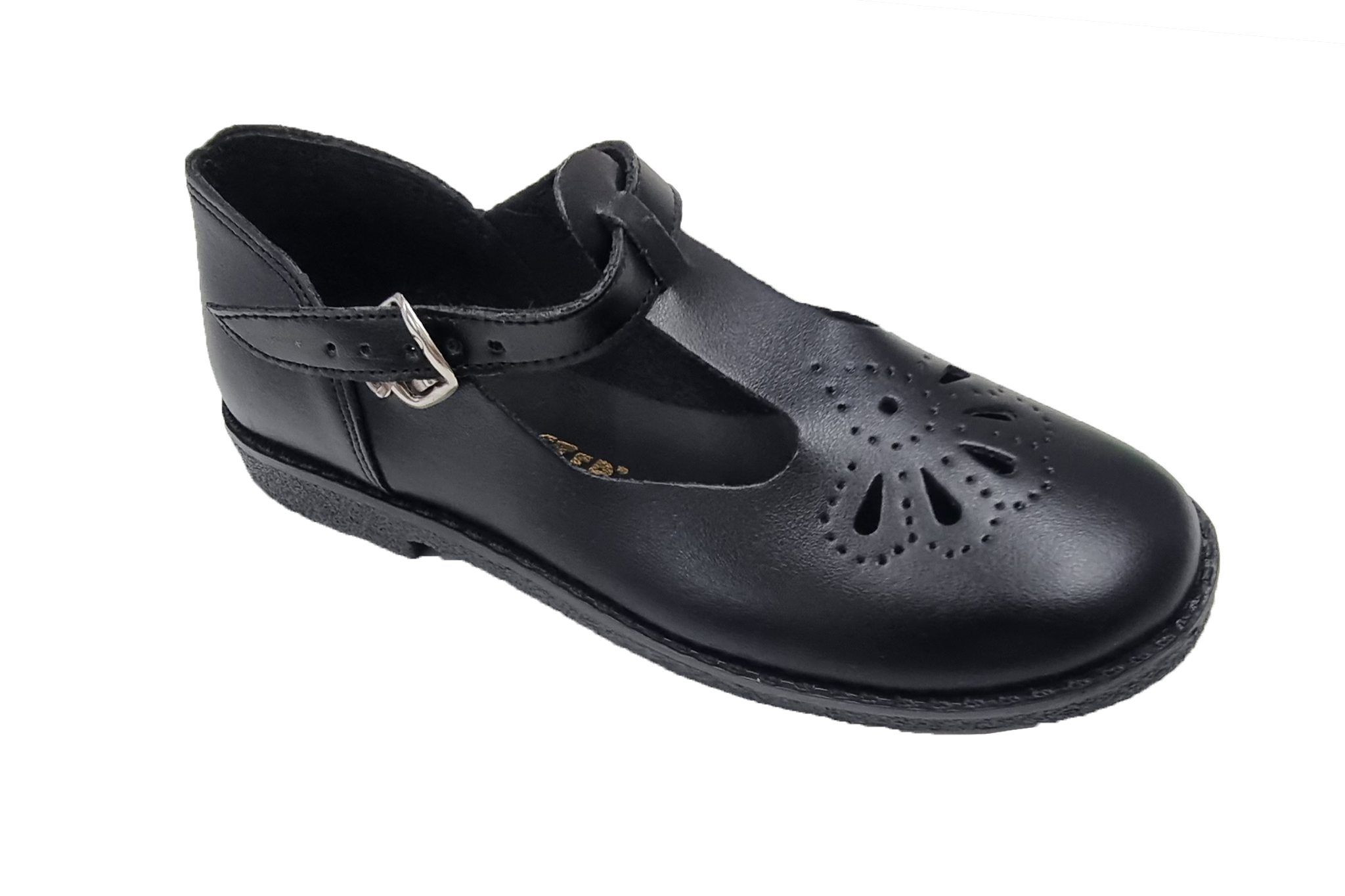 Step by Step Teardrop School Shoes - Black