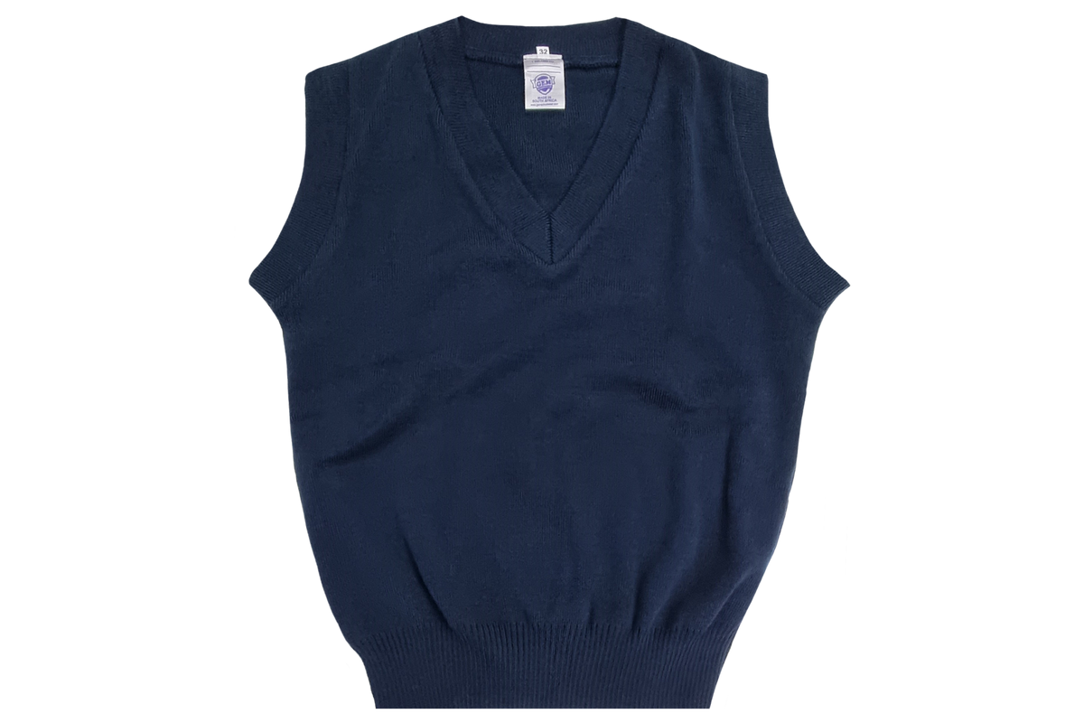Sleeveless Pullover - Navy