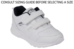 Tuffbeat Velcro Takkies - White