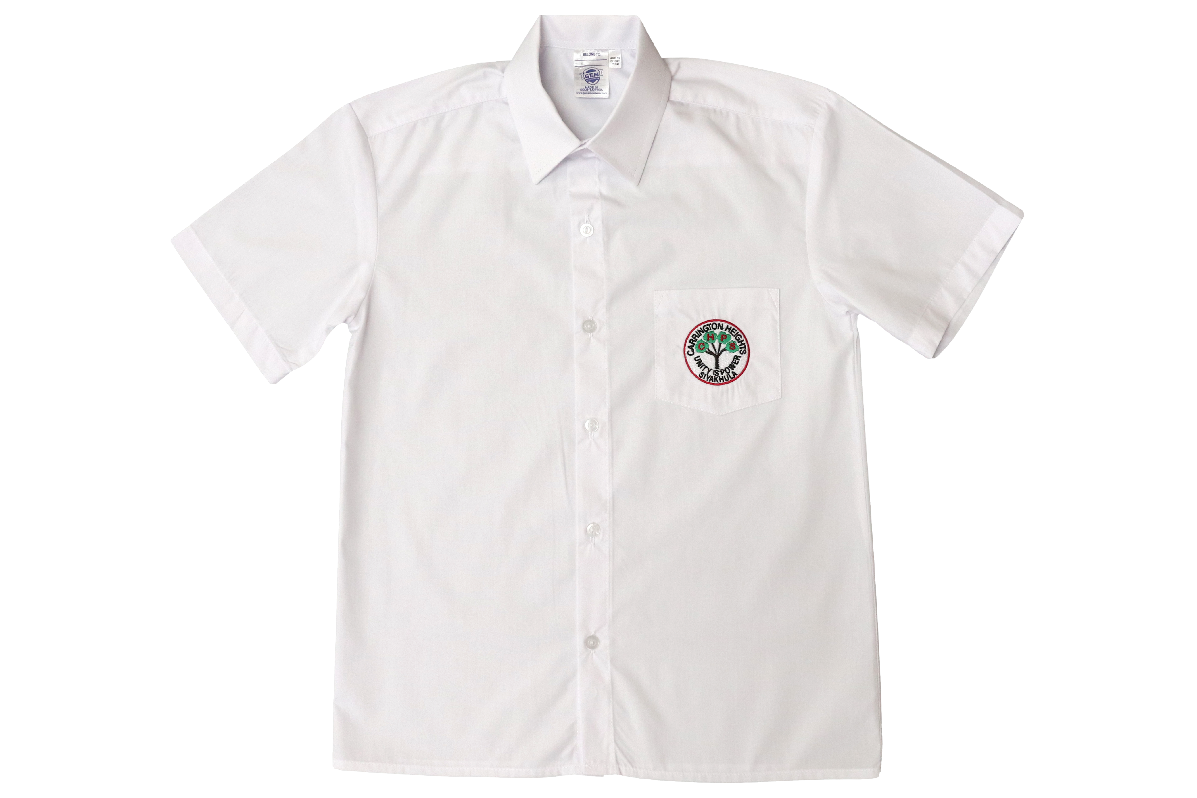Shortsleeve Raised Collar Shirt - Carrington