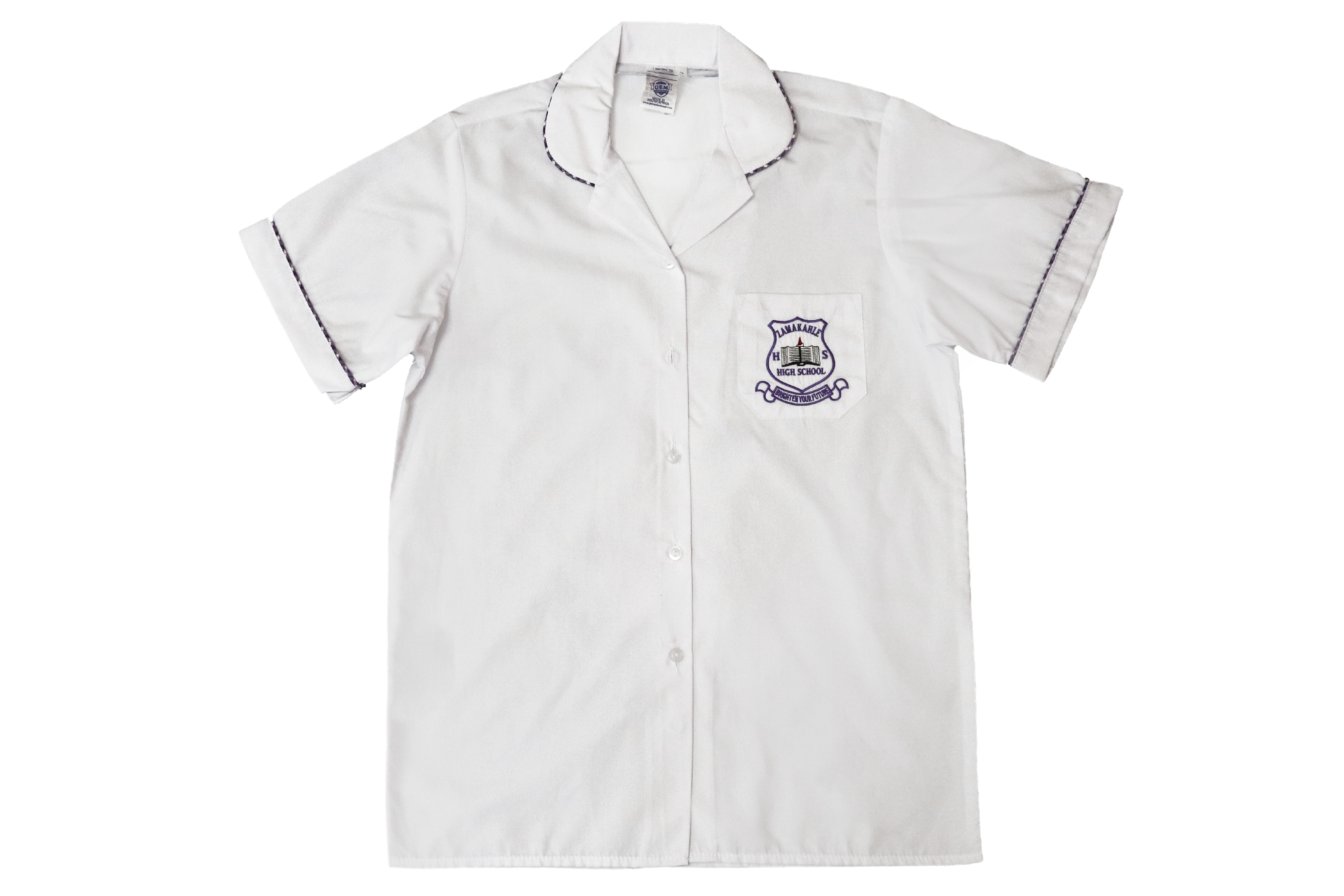 Shortsleeve Roundneck Blouse Emb - Zamakahle