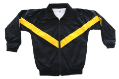 Taslon Tracksuit Set Plain - Black/Gold