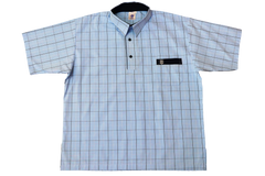 Shortsleeve Emb Check Shirt -  Grosvenor Boys High