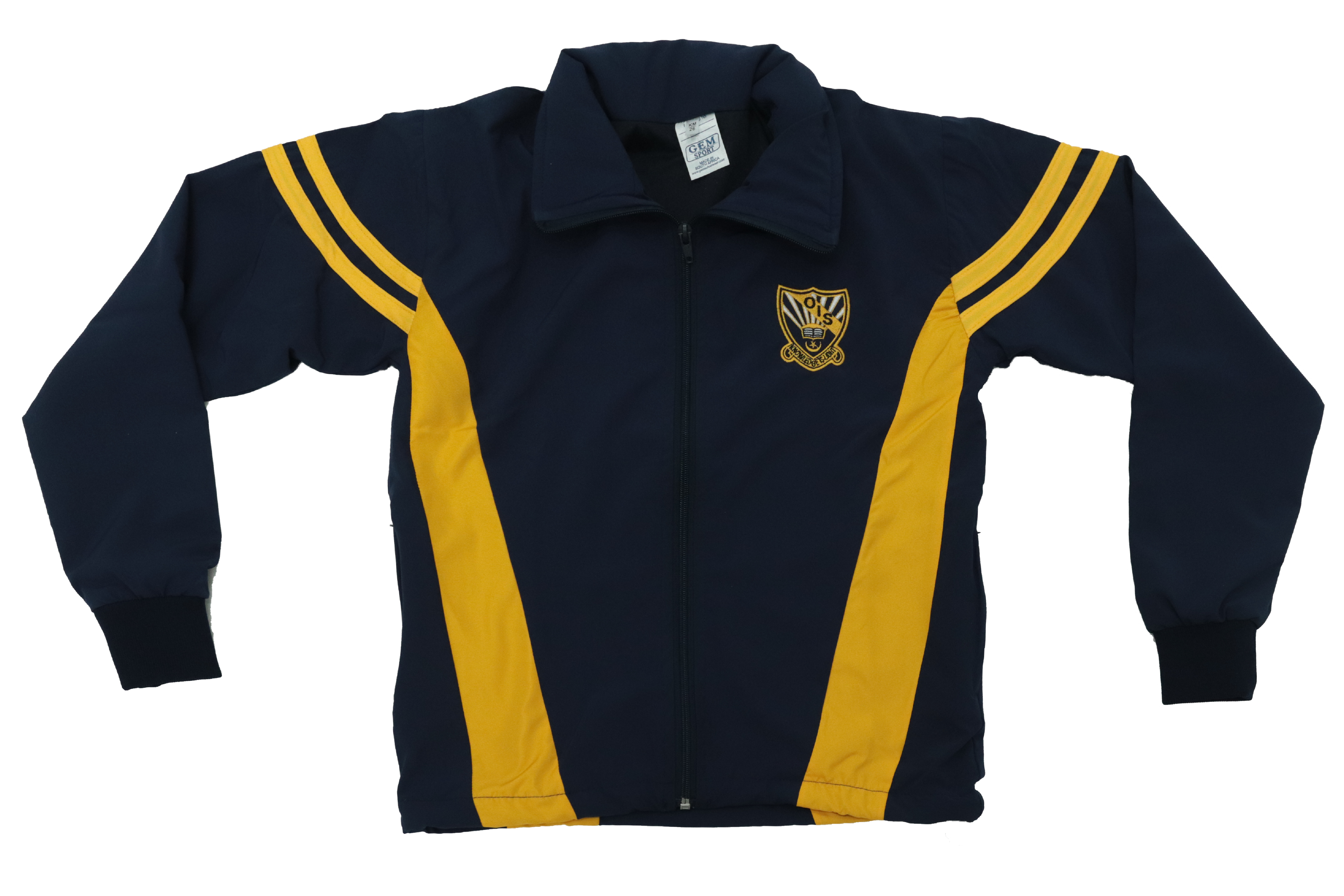 Tracksuit Jacket Micro Spandex Emb - Orient