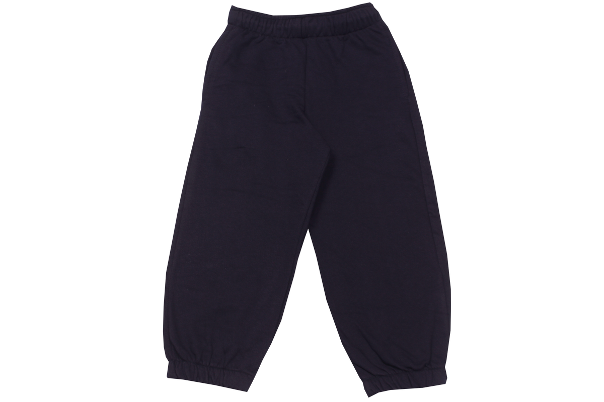 Tracksuit Pants Plain Fleece - Navy