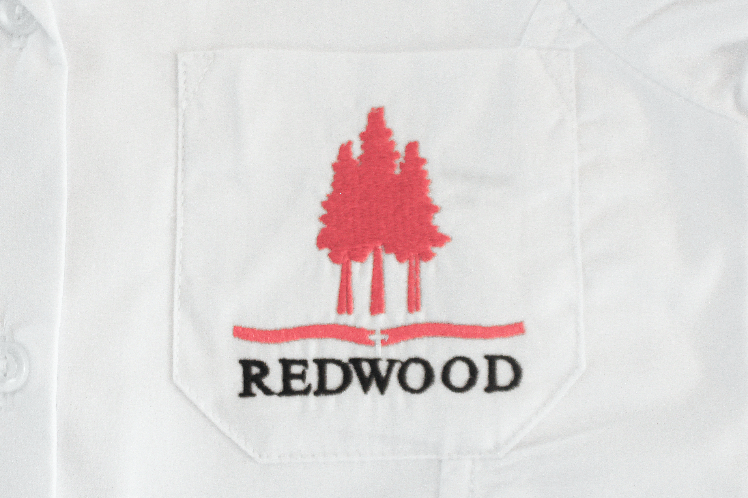Shortsleeve Roundneck Blouse Emb - Redwood College