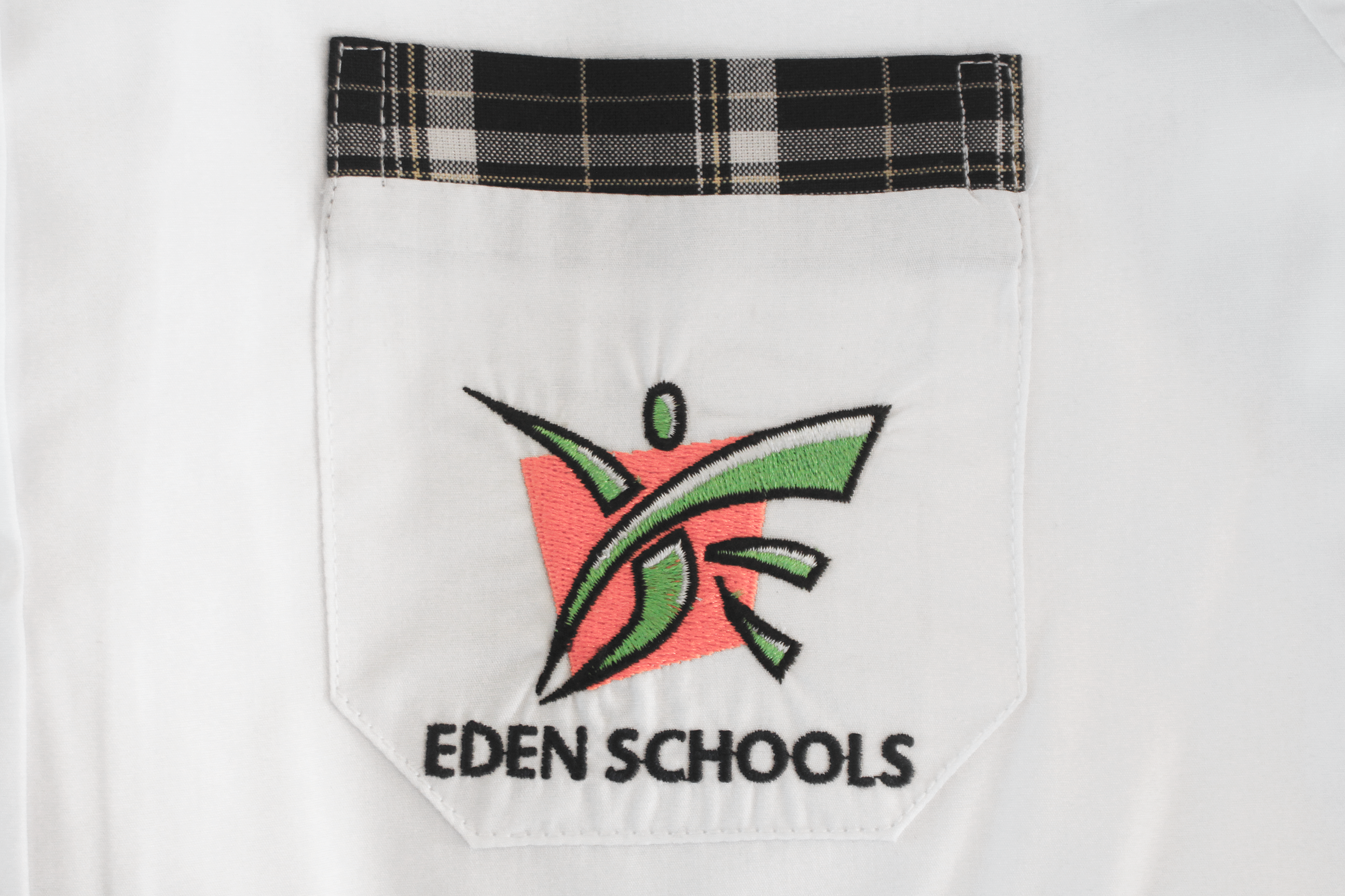 Shortsleeve Roundneck Blouse Emb - Eden College