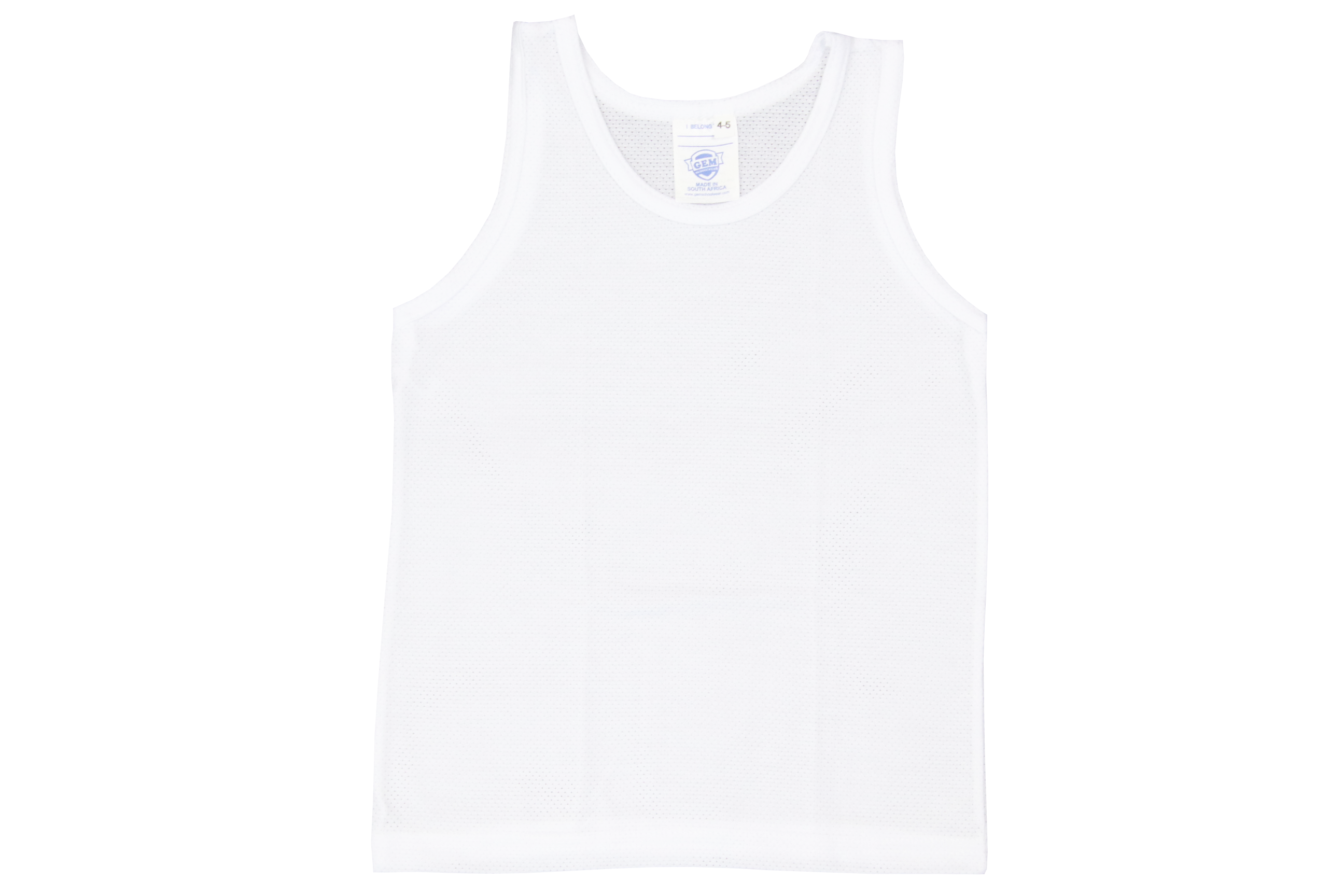 Vest Boys (2pk) - White