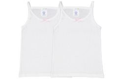 Vest Girls (2pk) - White
