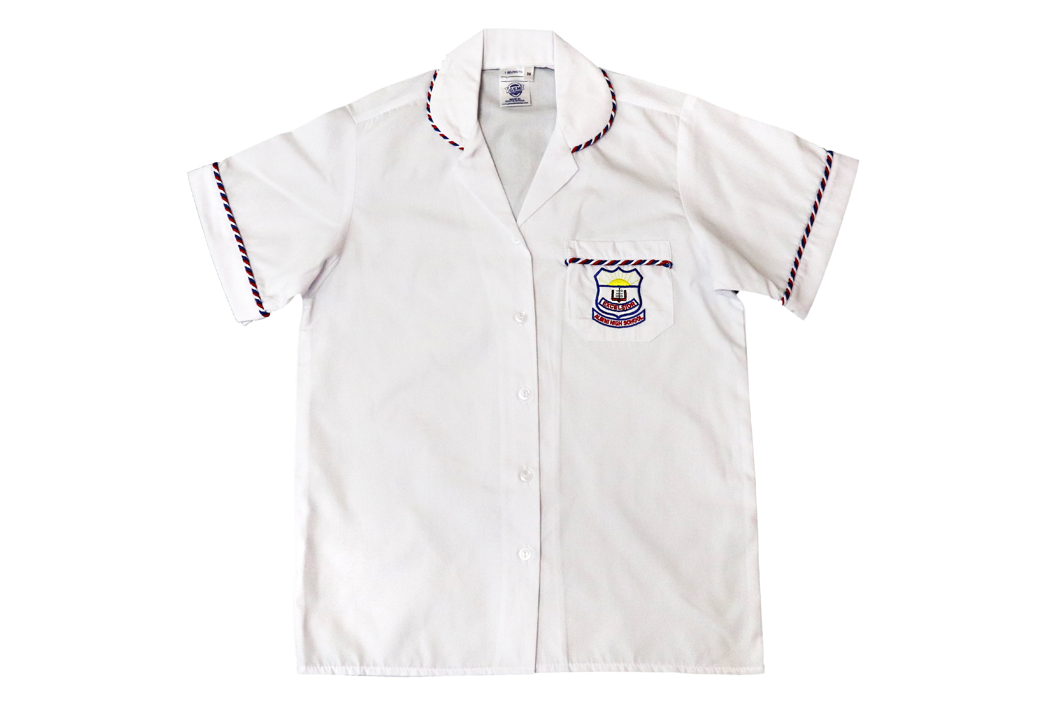 Shortsleeve Braided Blouse - Albini