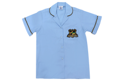 Shortsleeve Roundneck Blouse Emb - Ekwazini