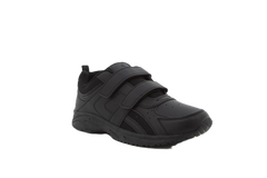 Hush Puppies Deuce Velcro Takkies - Black