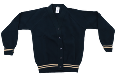 Striped Plain Cardigan - Isiviyo