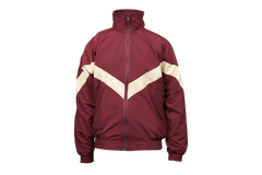 Taslon Tracksuit Set Plain - Maroon/Beige