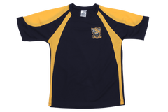 T-Shirt Printed - Orient - Navy/Yellow Grade RR/R