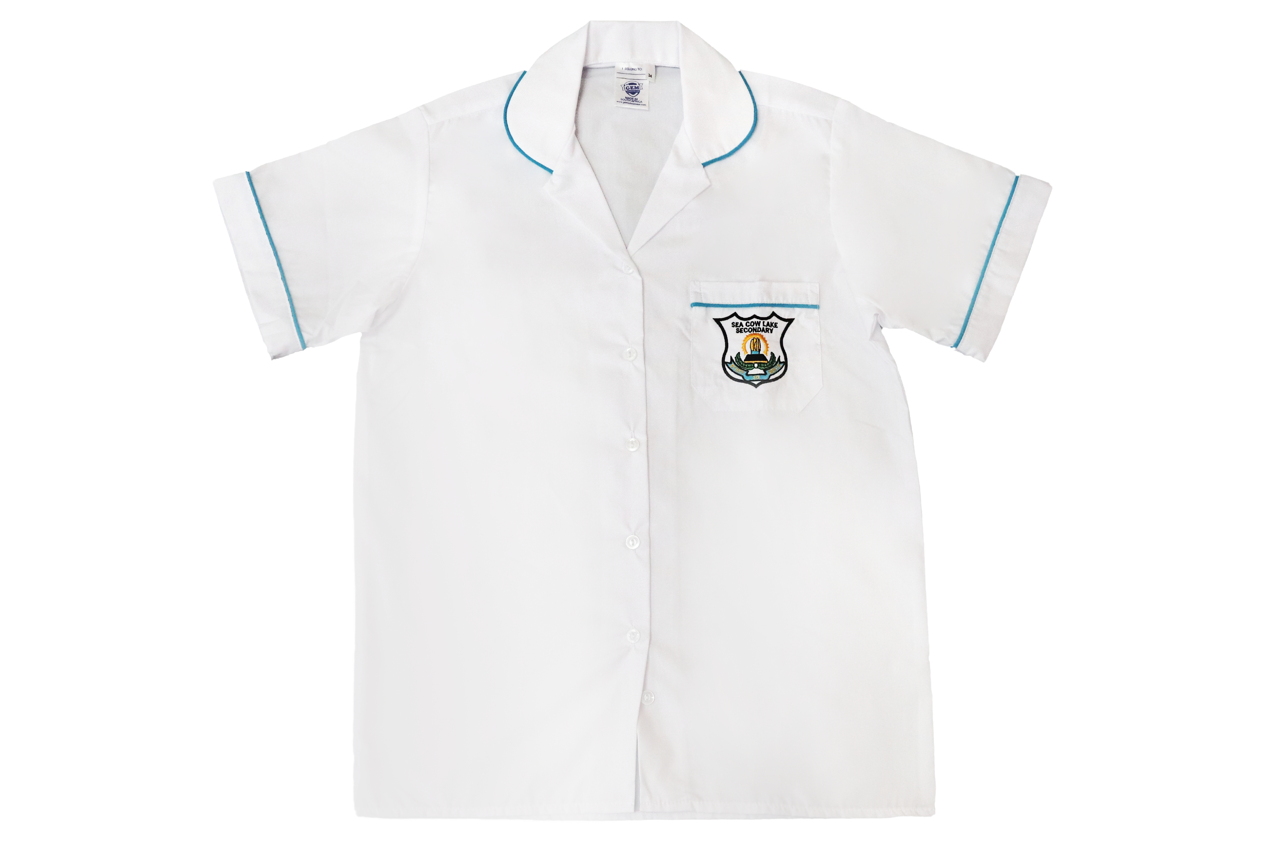 Short sleeve Blouse Emb - Sea Cow Lake Secondary