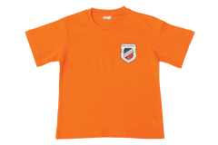 T-Shirt Plain - Orange Printed - Star College