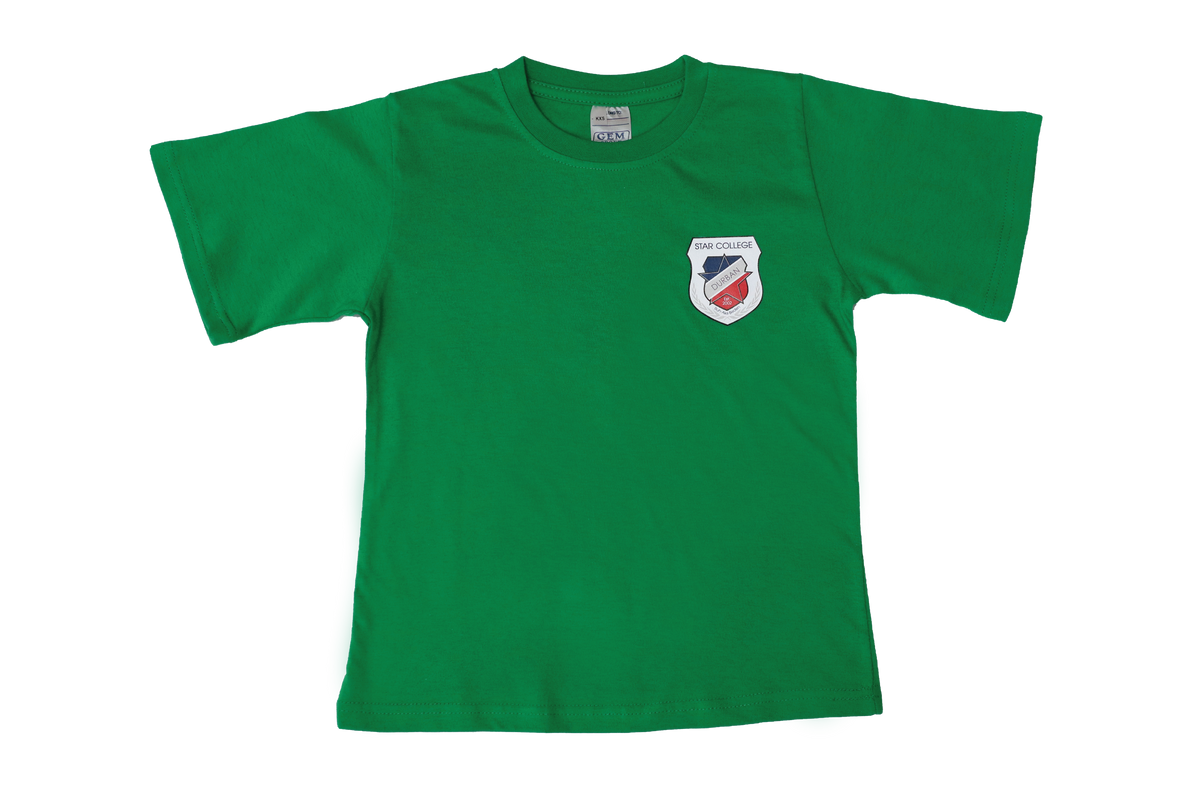 T-Shirt Plain - Emerald Printed - Star College